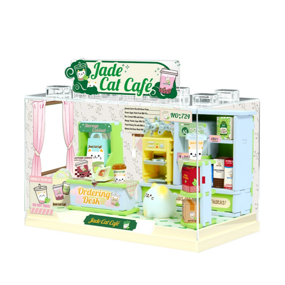 Mini World I-Total Shop in a Box – Jade Cat Cafè | Kit DIY Caffè Orientale Miniatura