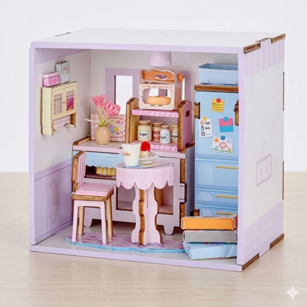 Kit DIY I-Total Mini World XL3510 Baking Time – Laboratorio Dolciario in Miniatura Fai-da-Te