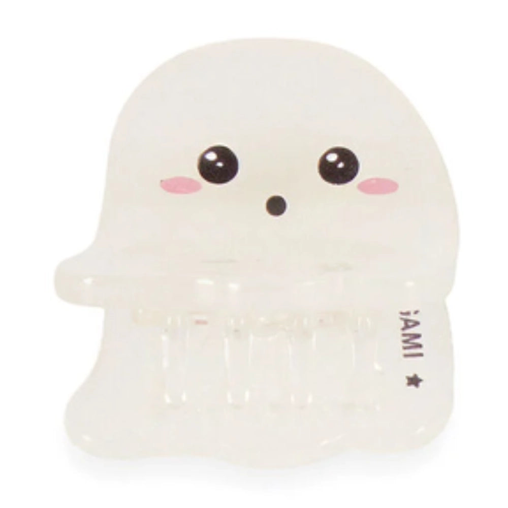 Legami Clip Me Up set 4 mollettine capelli Halloween – packaging viola casa stregata con badge Glow in the Dark