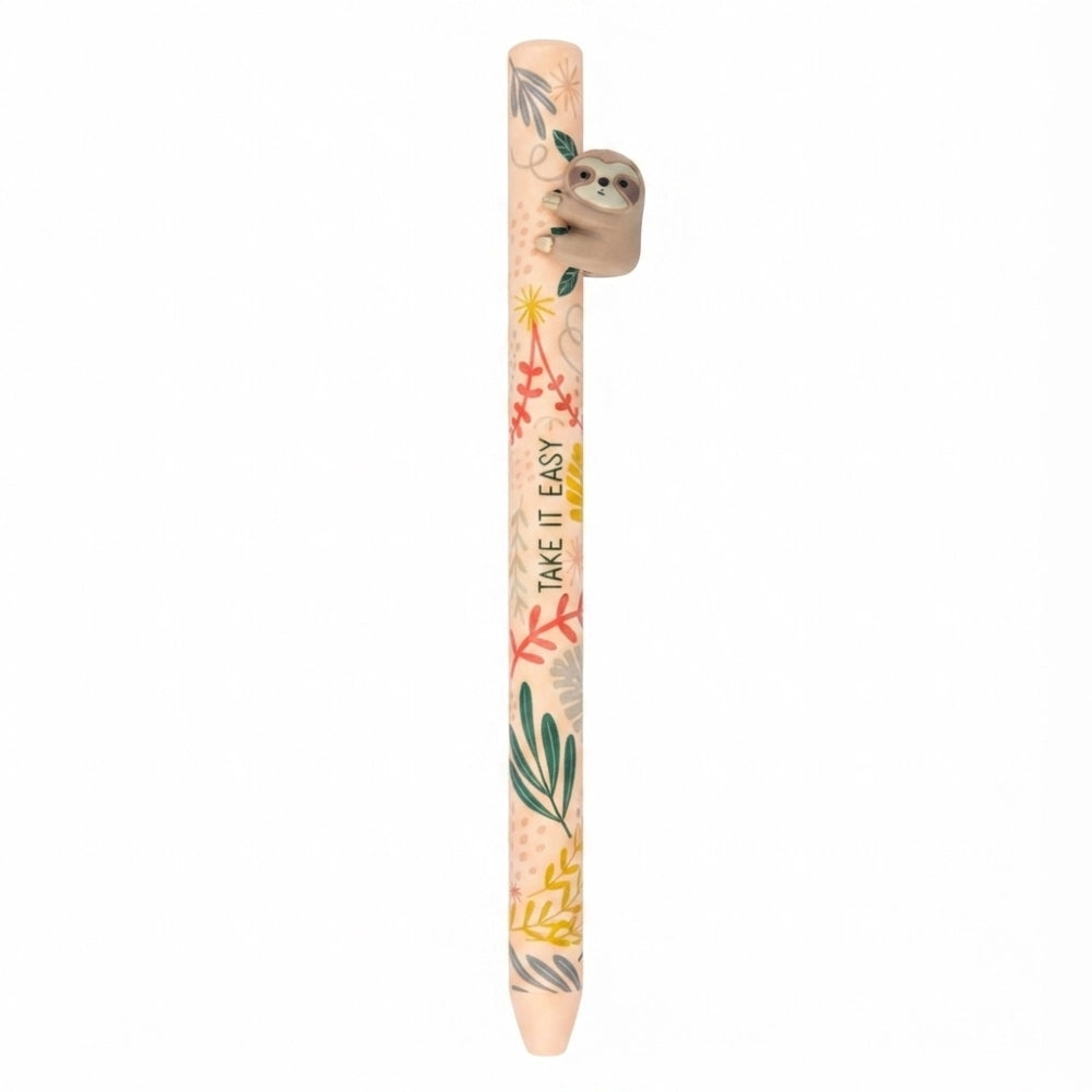 Penna Biro a Scatto Free Hugs Legami Koala lilla con topper 3D koala inchiostro verde
