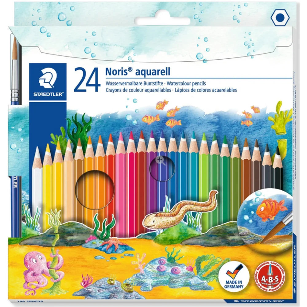 Pastelli Acquerellabili Staedtler Noris Aquarell - 24 Colori