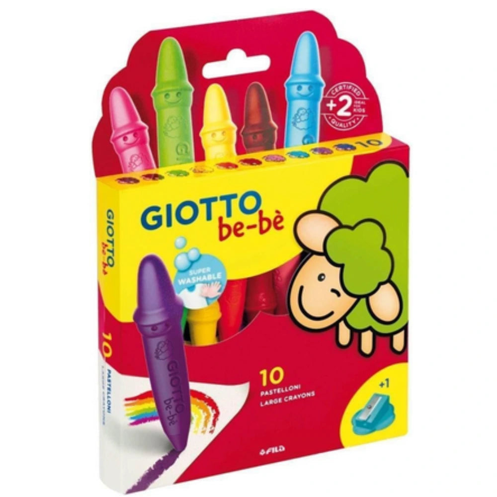 Giotto be-bè Pastelloni a Cera – 10 Colori