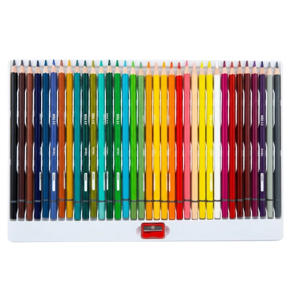 Kukajoy – Pastelli Colorati Mina 4mm 36 Colori con Temperino Incluso