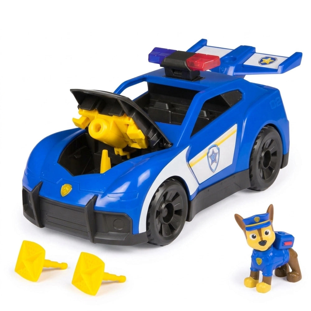 Paw Patrol Search & Rescue – Auto Deluxe di Chase blu, 27,9 cm