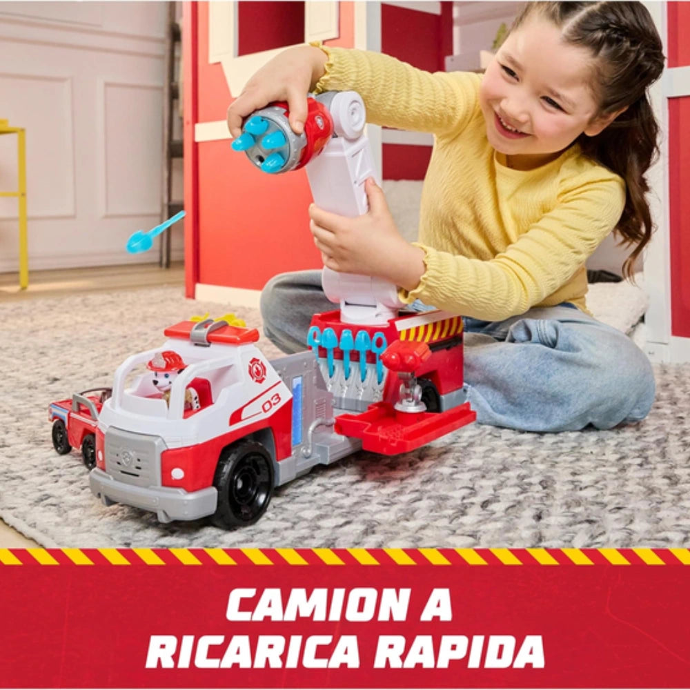 Paw Patrol Fire Rescue – Camion pompieri Marshall rosso, 50,8 cm