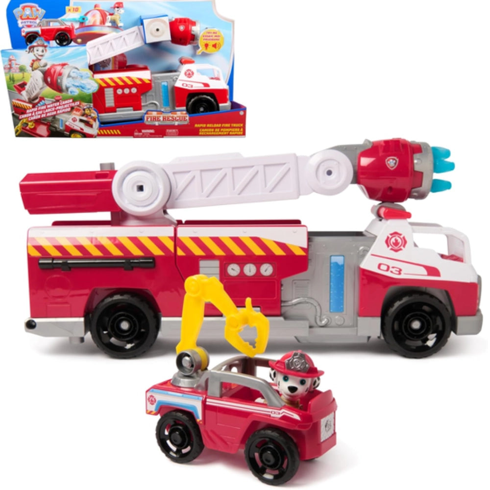 Paw Patrol Fire Rescue – Camion pompieri Marshall rosso, 50,8 cm