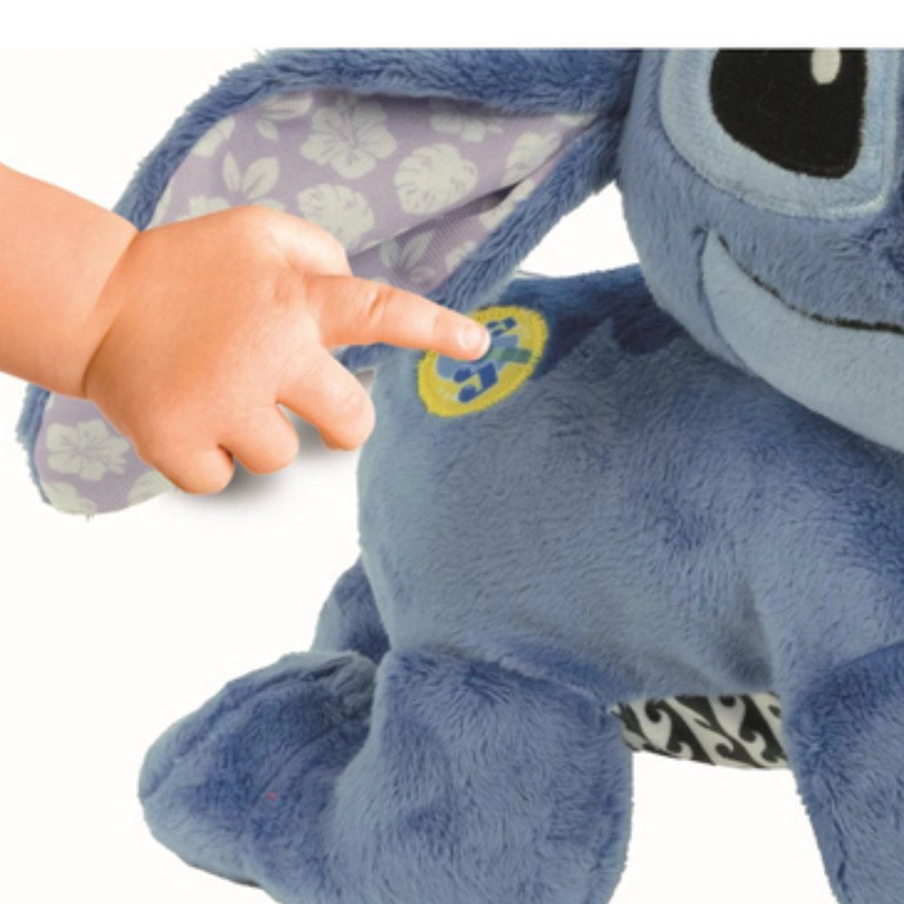 Clementoni Disney Baby Stitch Gattona con Me – Peluche Interattivo Prima Infanzia