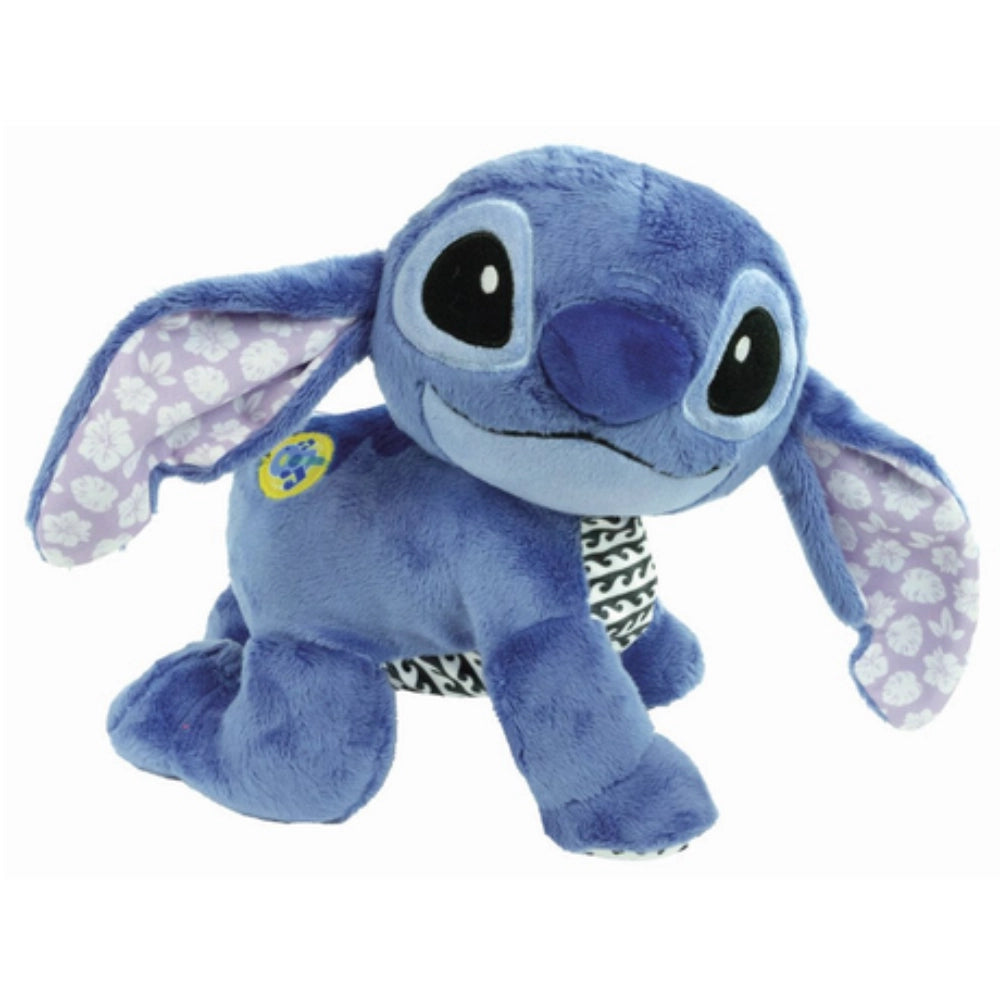 Clementoni Disney Baby Stitch Gattona con Me – Peluche Interattivo Prima Infanzia