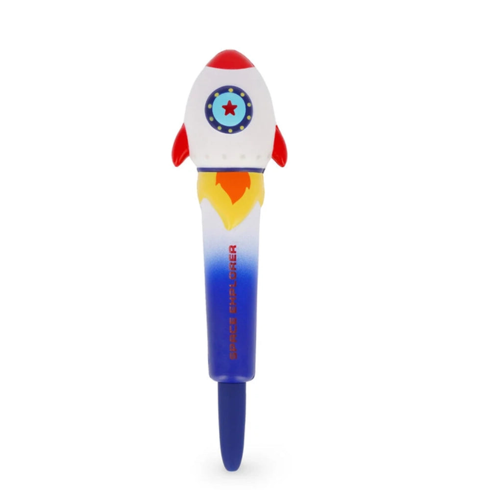 Legami Squeezies Rocket Space Explorer – Penna Gel Antistress Blu