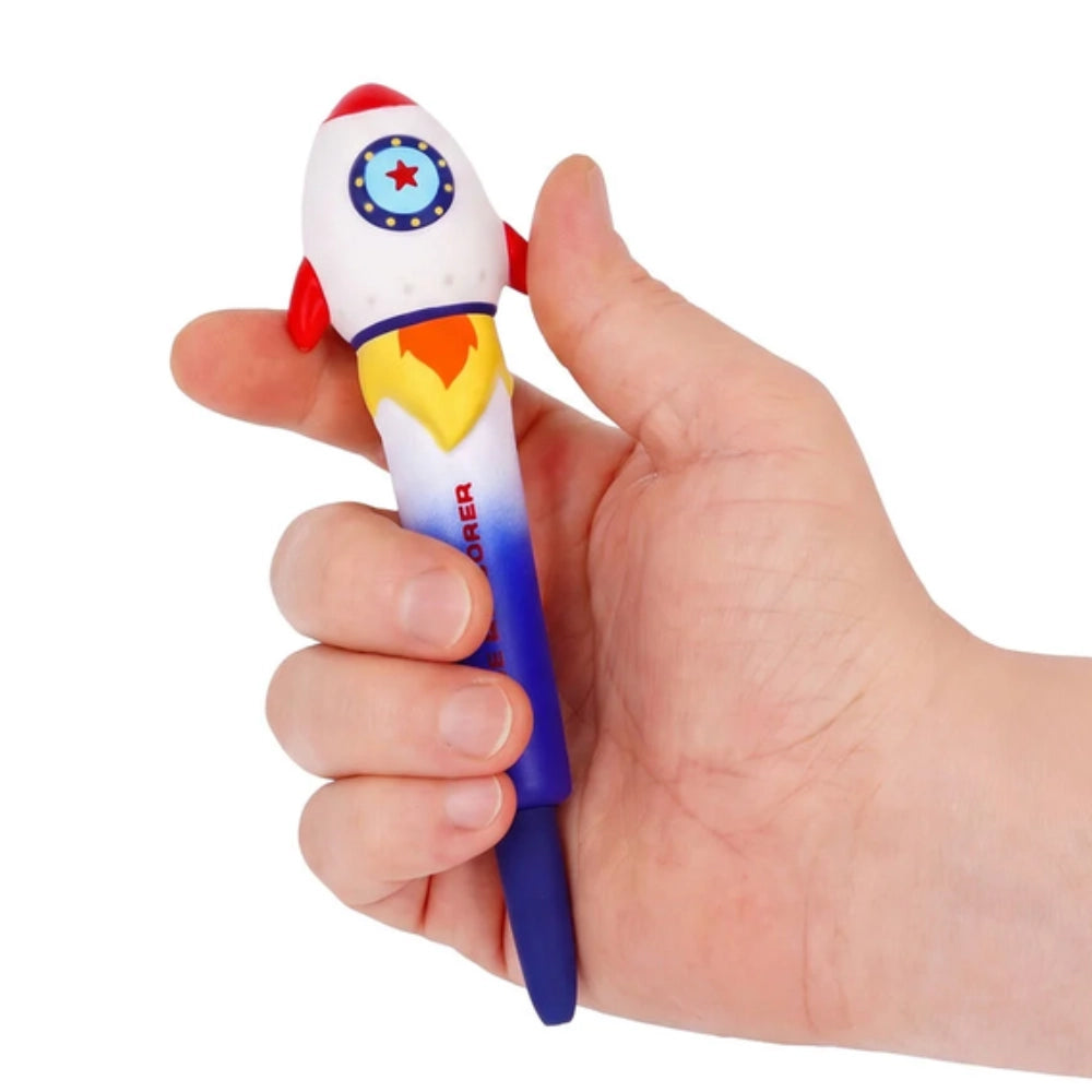 Legami Squeezies Rocket Space Explorer – Penna Gel Antistress Blu