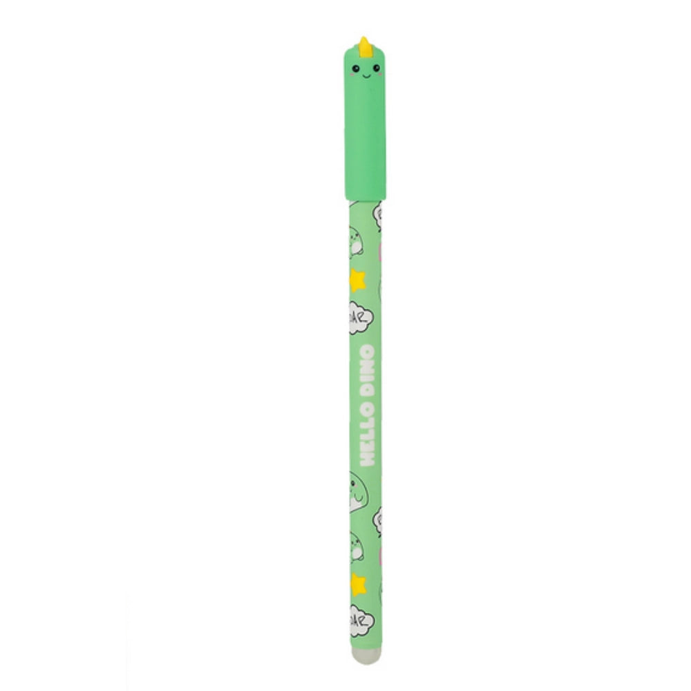 Penna Cancellabile con Tappo HELLO DINO – I-Total | Inchiostro Blu