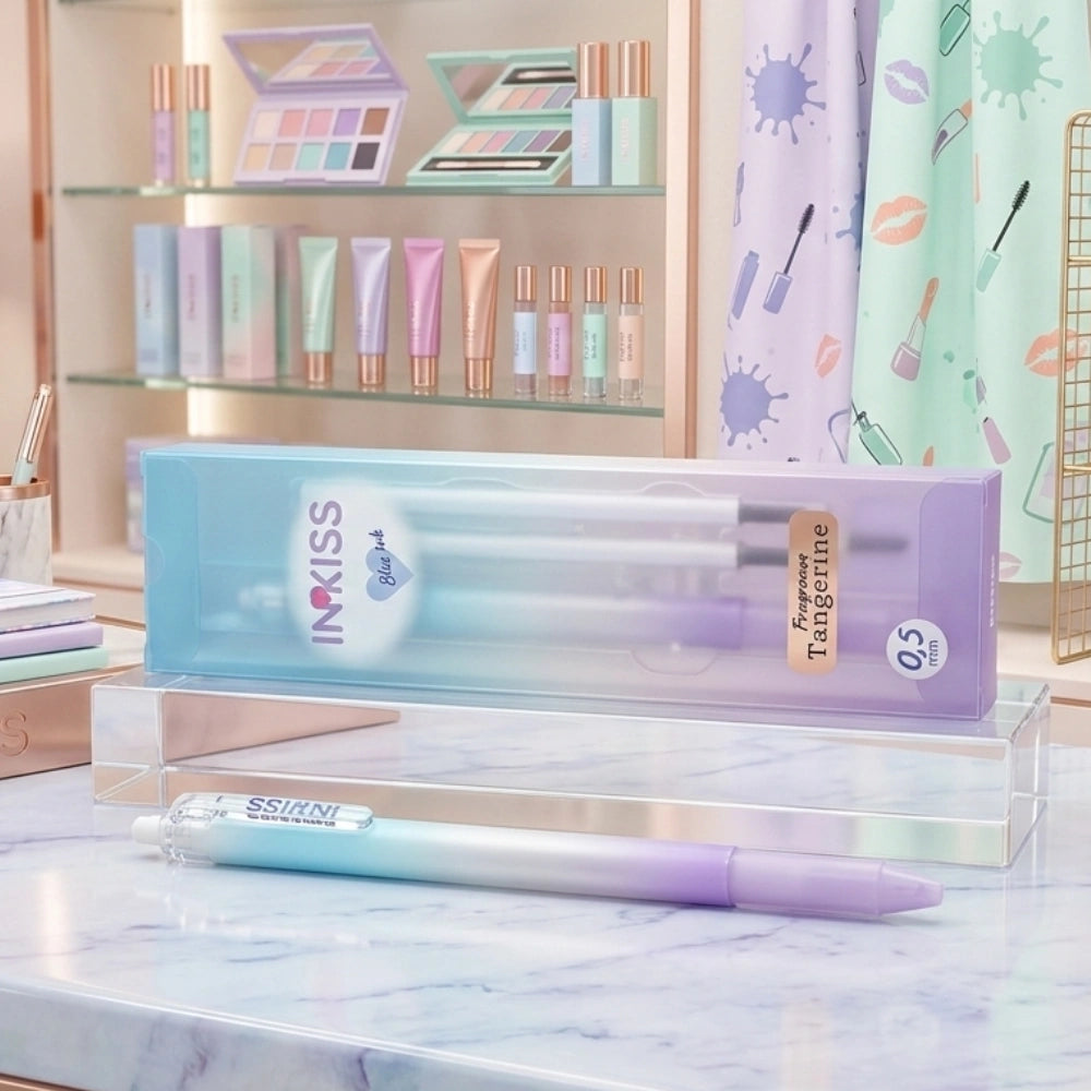 INKISS Penna Cancellabile Profumata Mandarino + 2 Ricariche | Make-Up Your Desk