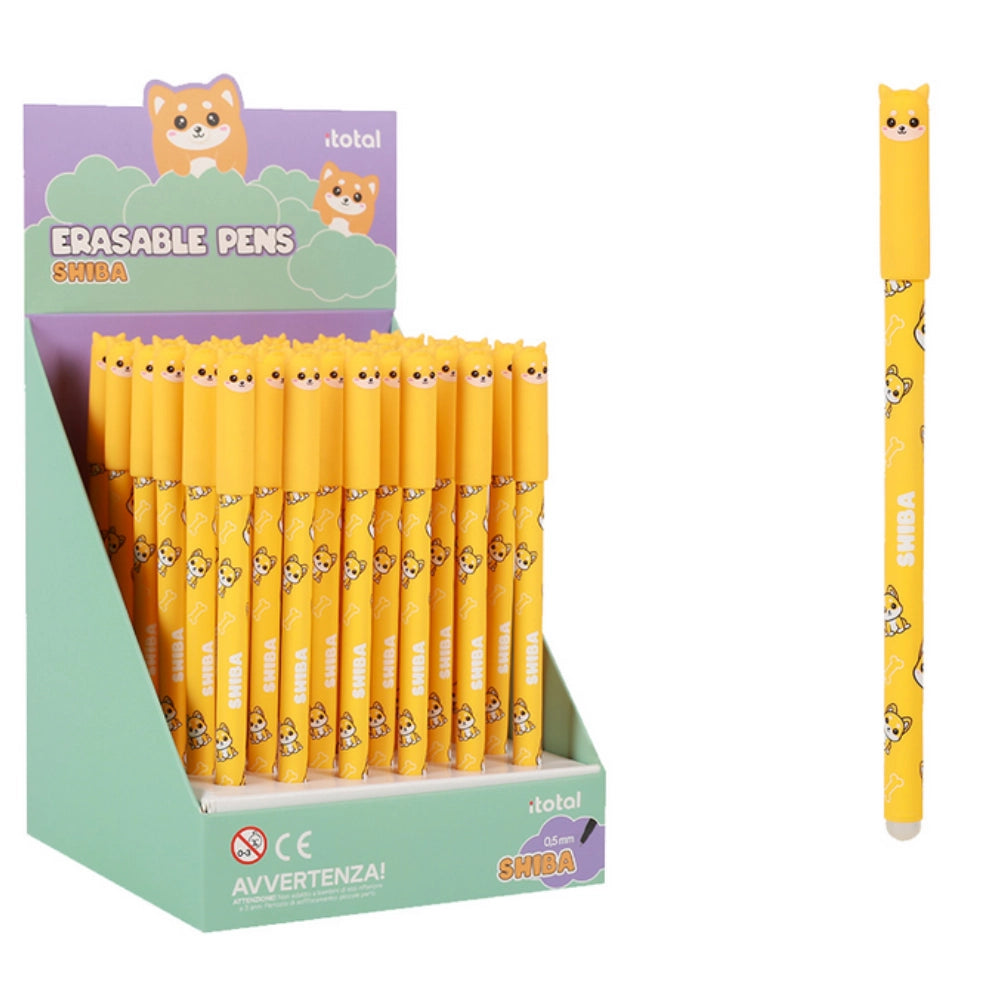 Penna Cancellabile con Tappo SHIBA – I-Total | Inchiostro Blu