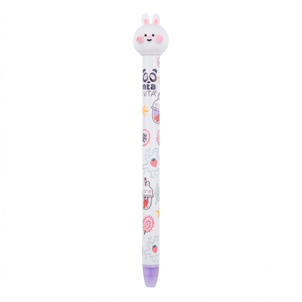 Penna Cancellabile Squishy Tinta Unita – Testa Morbida Click Clak