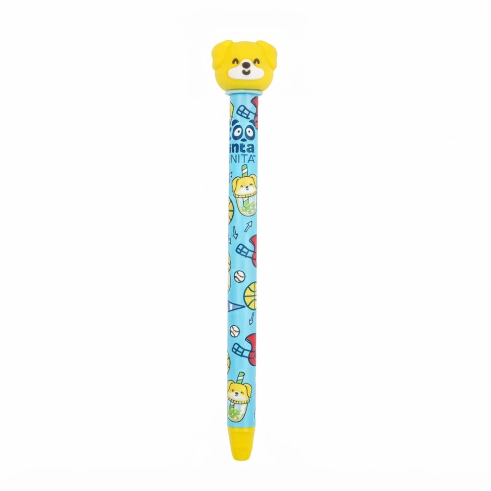 Penna Cancellabile Squishy Tinta Unita – Testa Morbida Click Clak