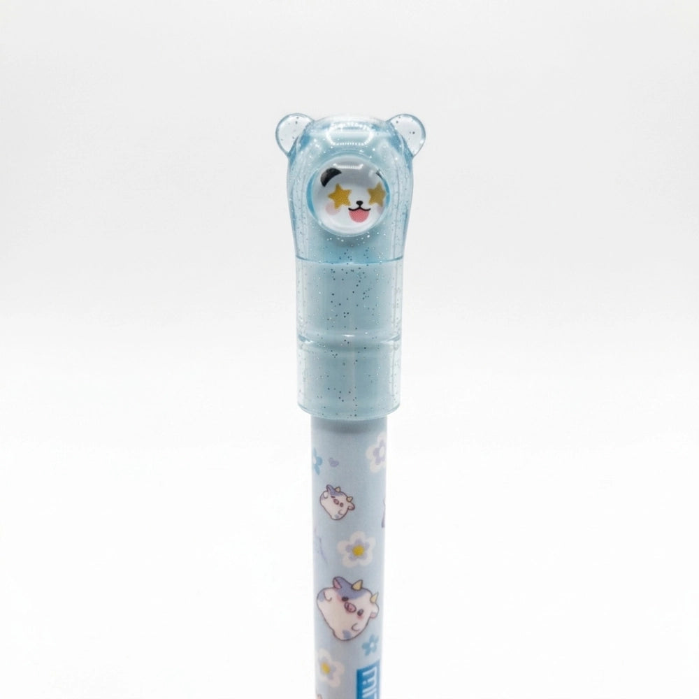 Mitama Spinny penne glitterate, confezione da 3