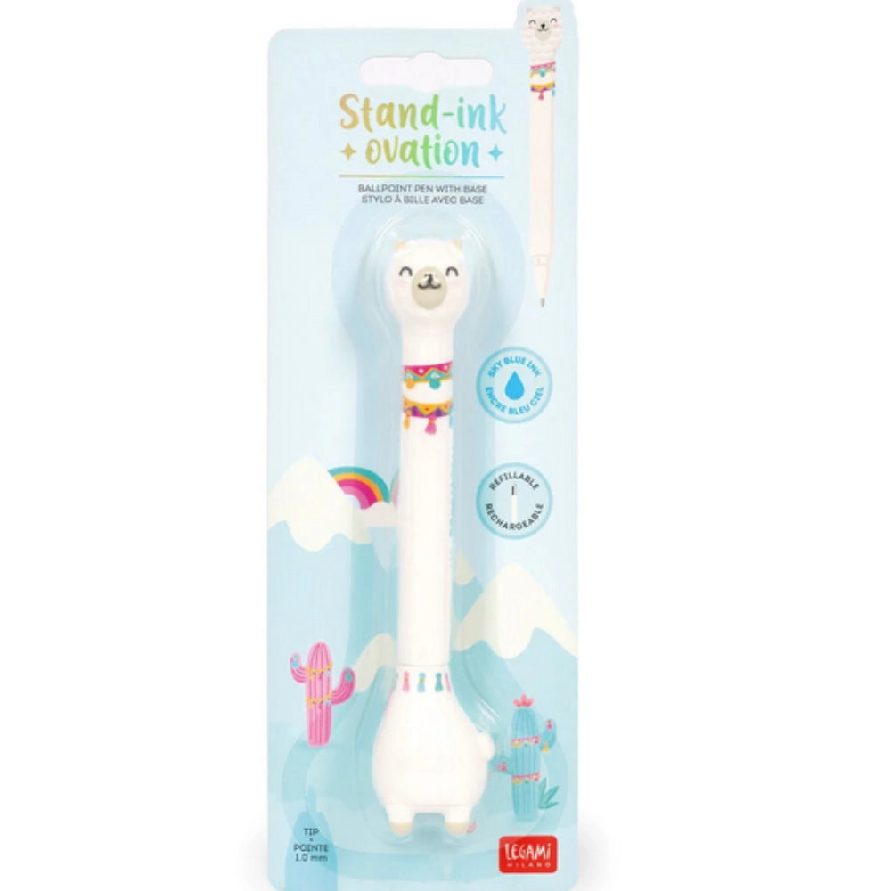 Legami Stand-Ink Ovation – Penna a Sfera Ricaricabile Inchiostro Blu