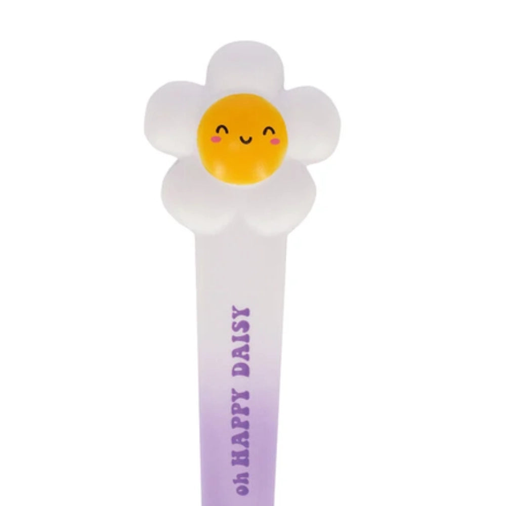 Legami Squeezies Happy Daisy – Penna gel antistress, inchiostro viola