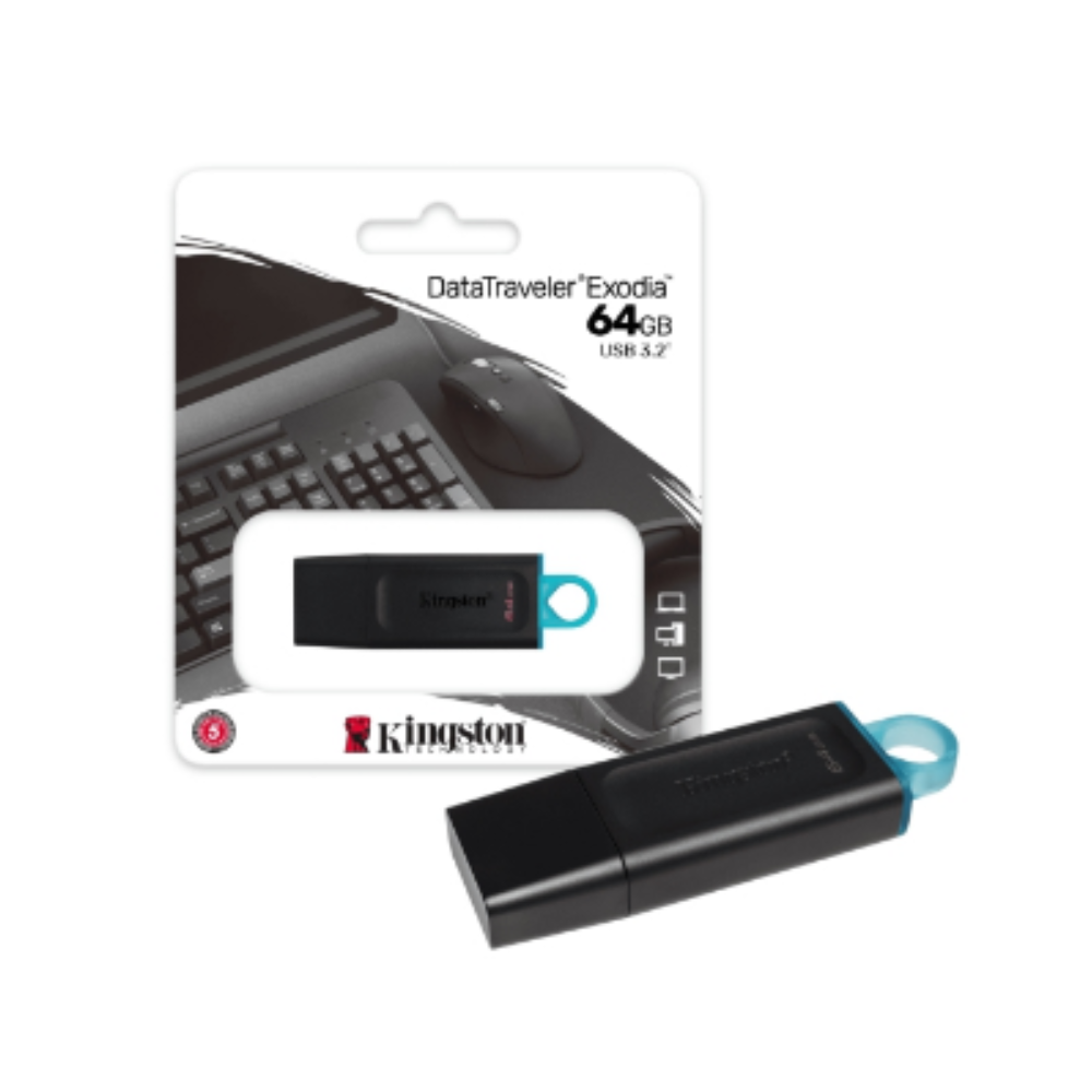 Kingston DataTraveler Exodia Chiavetta USB 3.2 Gen 1 – 64GB