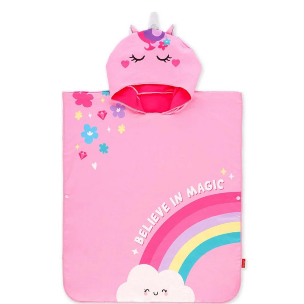 Poncho Asciugamano Legami Bambini Unicorno — Kids Poncho Mare