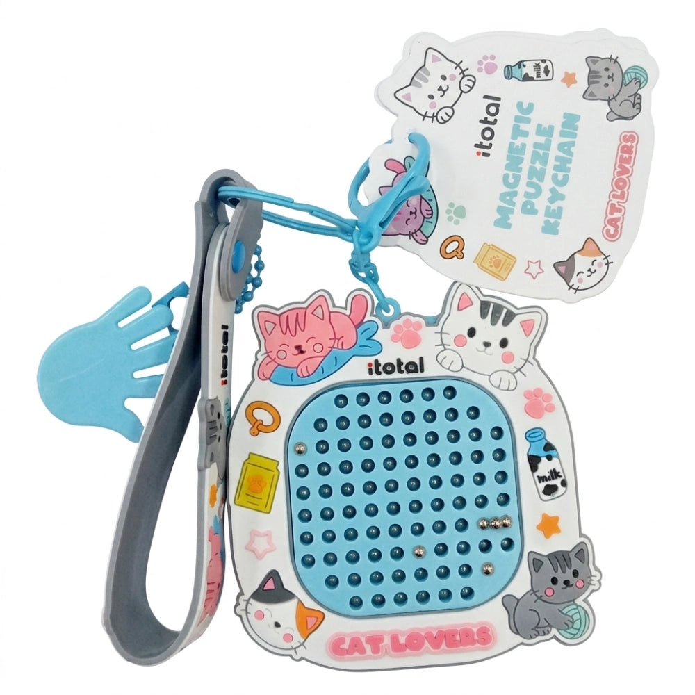 Portachiavi Puzzle Magnetico CAT Lovers – I-Total