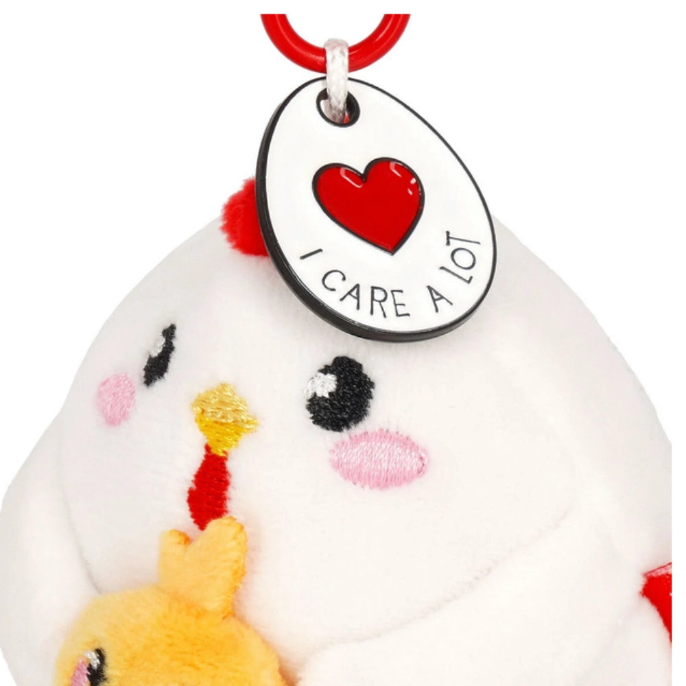 Portachiavi di Peluche Hen Gallina — Tiny Super Soft Legami