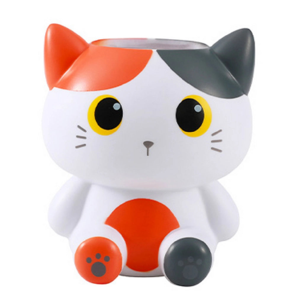 Portapenne 3D Gattino Arancione iTotal — Micio Tricolore con Occhi Gialli