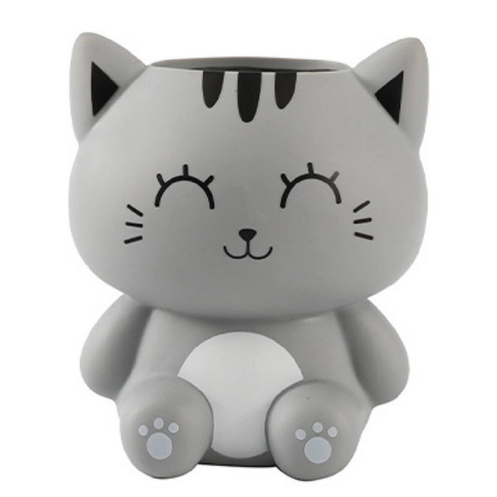 Portapenne 3D Gattino Grigio iTotal — Kawaii con Zampe e Baffi