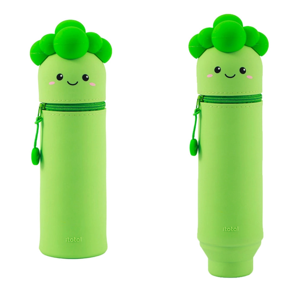 Astuccio silicone kawaii I-Total Fresh Fruit Carota arancione chiuso e aperto