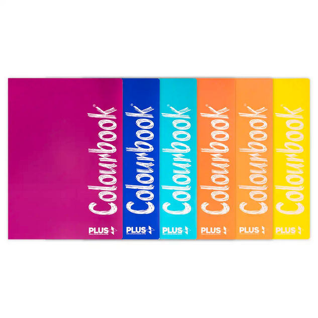Quaderni Colourbook Fluo A4 - Set 10 Pezzi | Carta 100gr Made in Italy