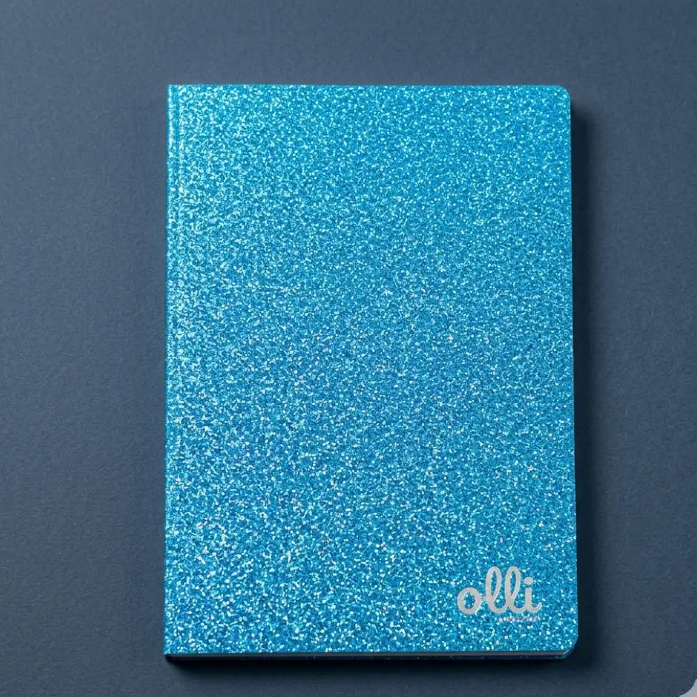 8 Quaderni Maxi A4 Olli Glitterati Rigatura 1R Senza Margini - Carta 100g