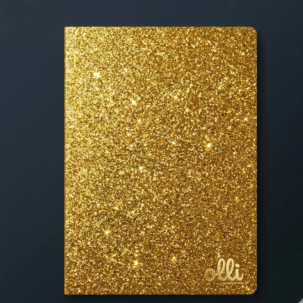 8 Quaderni Maxi A4 Olli Glitterati Rigatura 1R Senza Margini - Carta 100g