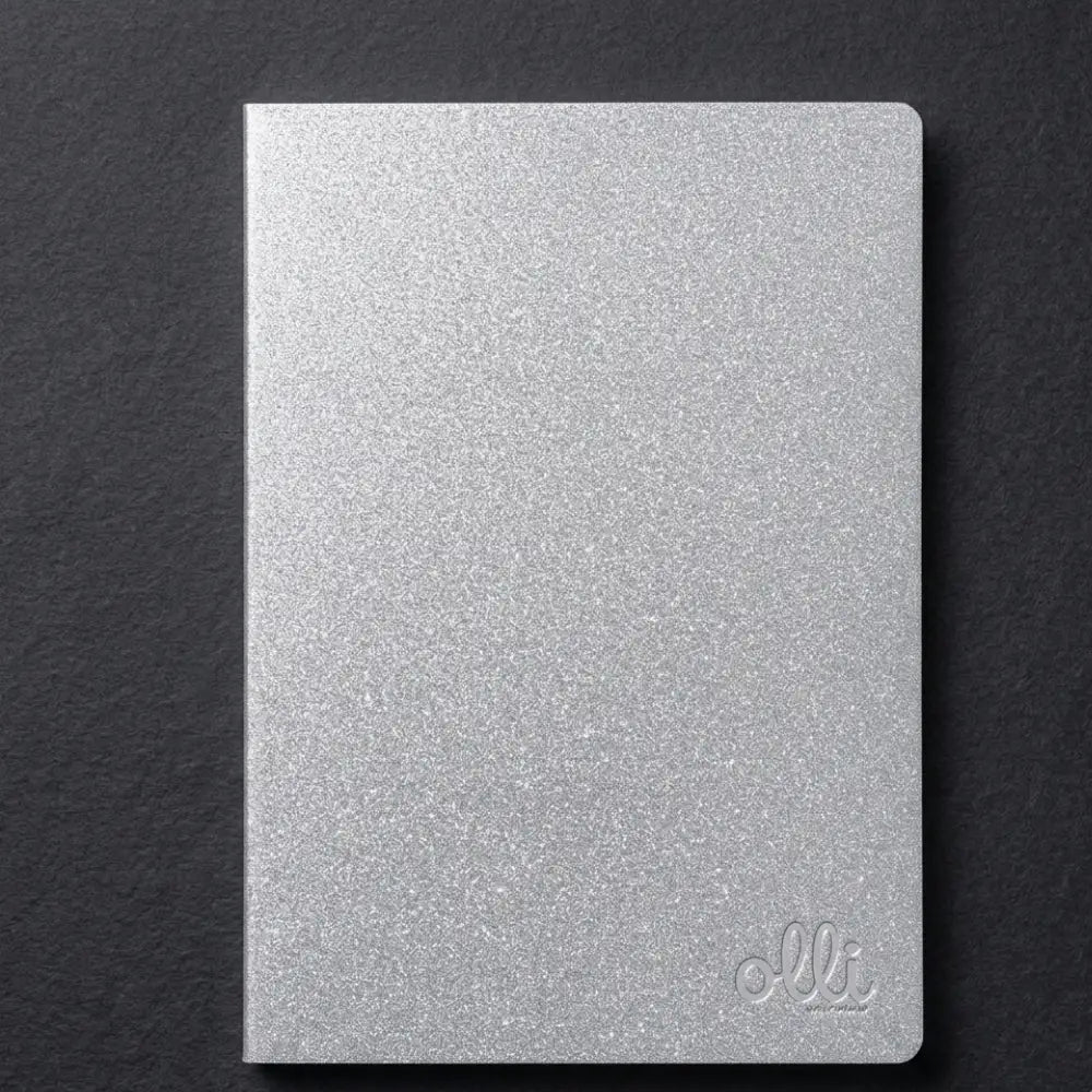8 Quaderni Maxi A4 Olli Glitterati Rigatura 1R Senza Margini - Carta 100g