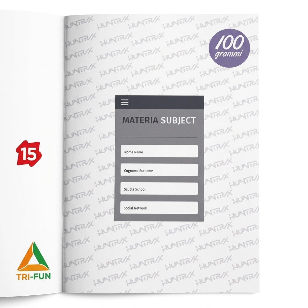 Rigatura A Rigo di 1a – quaderno Maxi HuntrX K-Pop Demon Hunters carta 100g