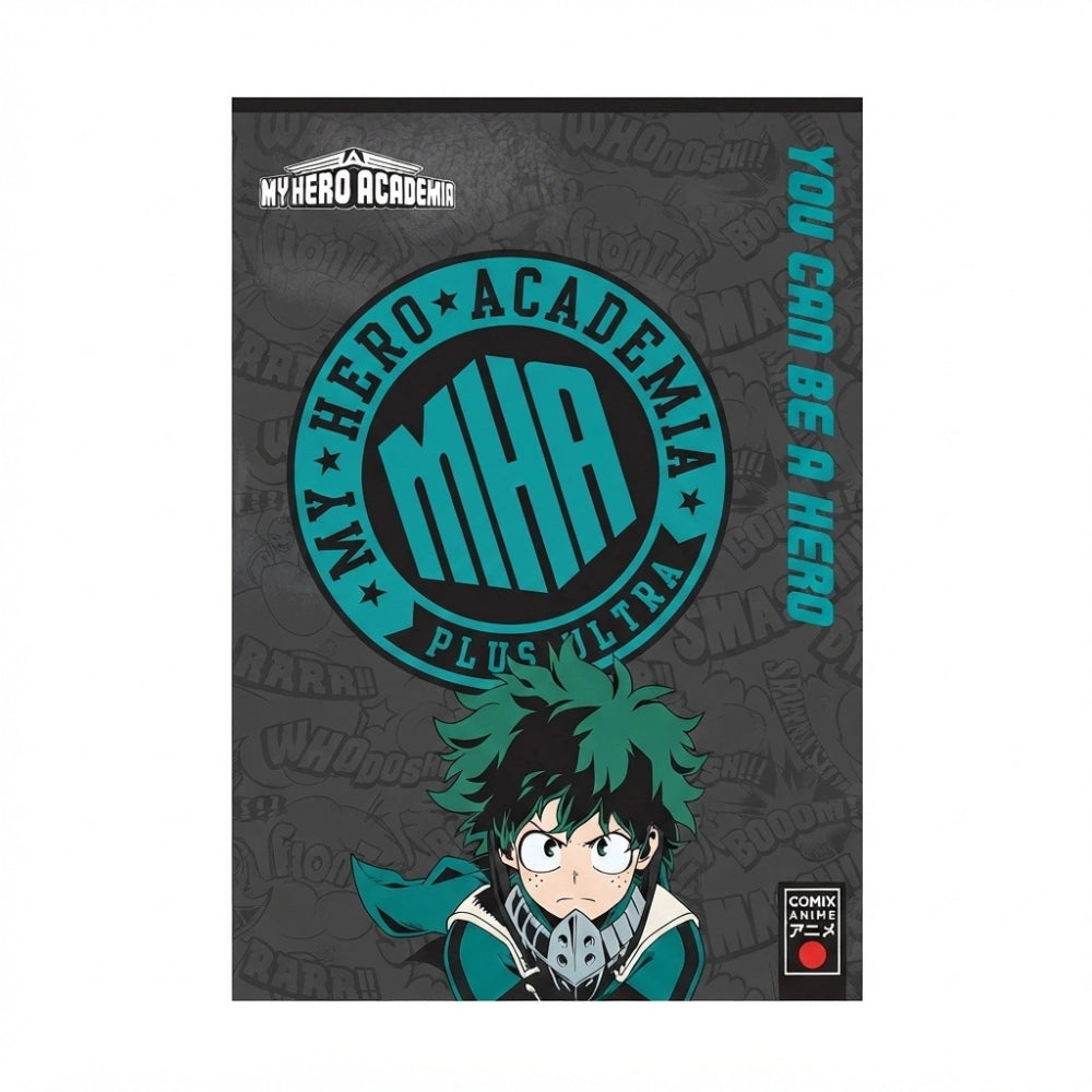 Set 8 Quaderni Anime Manga Comix – Jujutsu Kaisen, My Hero Academia, Naruto, Attack on Titan e Shaman King