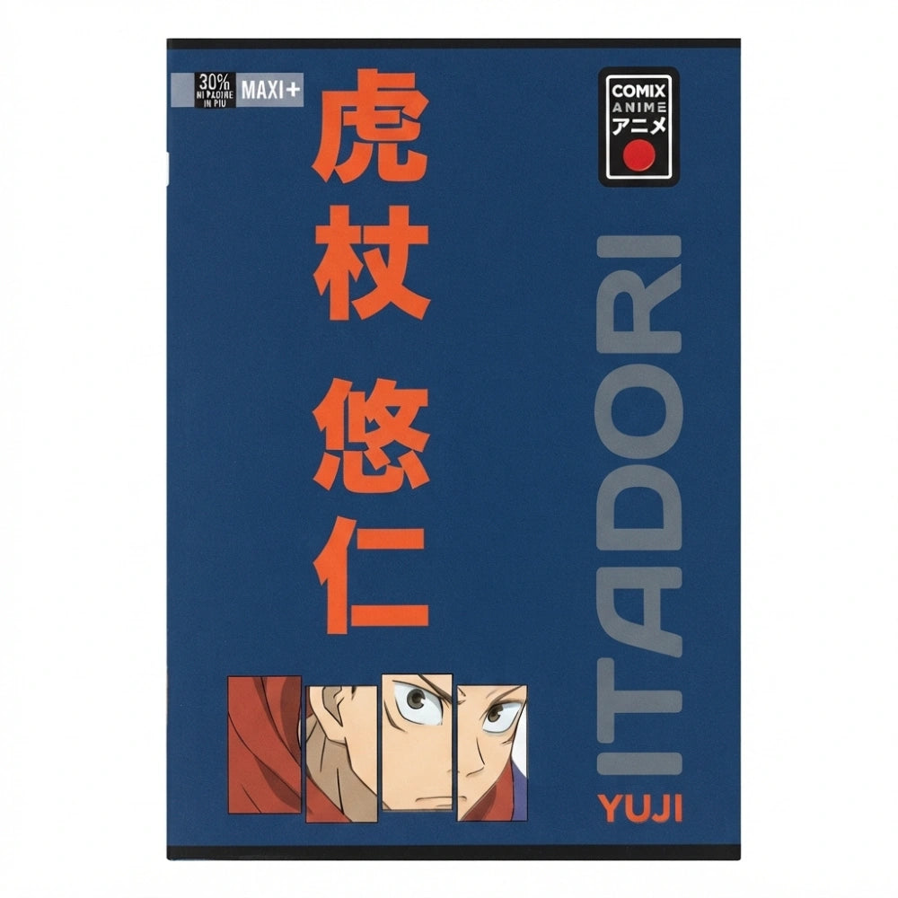Set 8 Quaderni Anime Manga Comix – Jujutsu Kaisen, My Hero Academia, Naruto, Attack on Titan e Shaman King