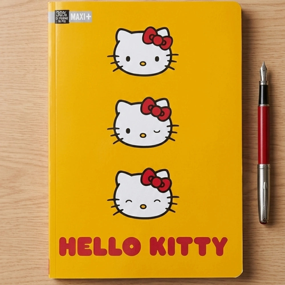 Quaderni Maxi Hello Kitty 2026/2027 - Set da 3 Pezzi - Novità in Anteprima
