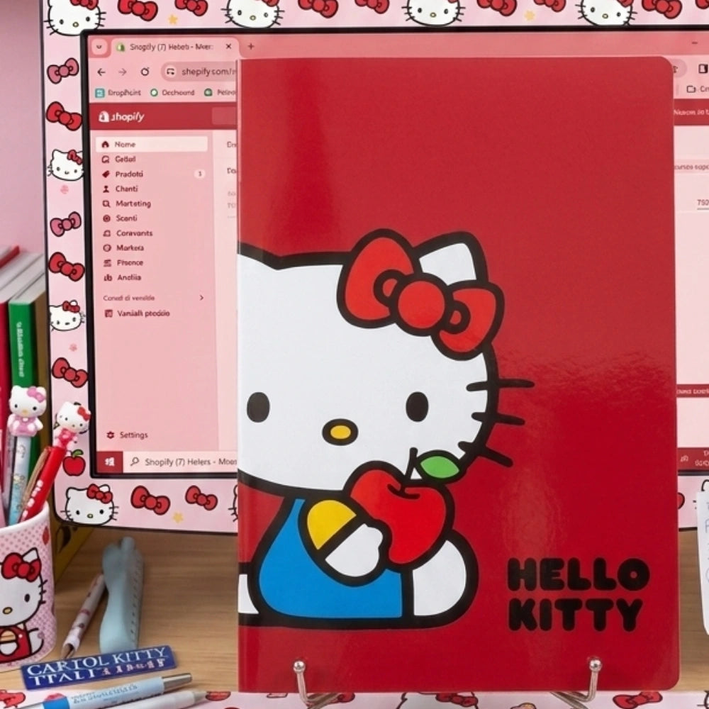 Quaderni Maxi Hello Kitty 2026/2027 - Set da 3 Pezzi - Novità in Anteprima
