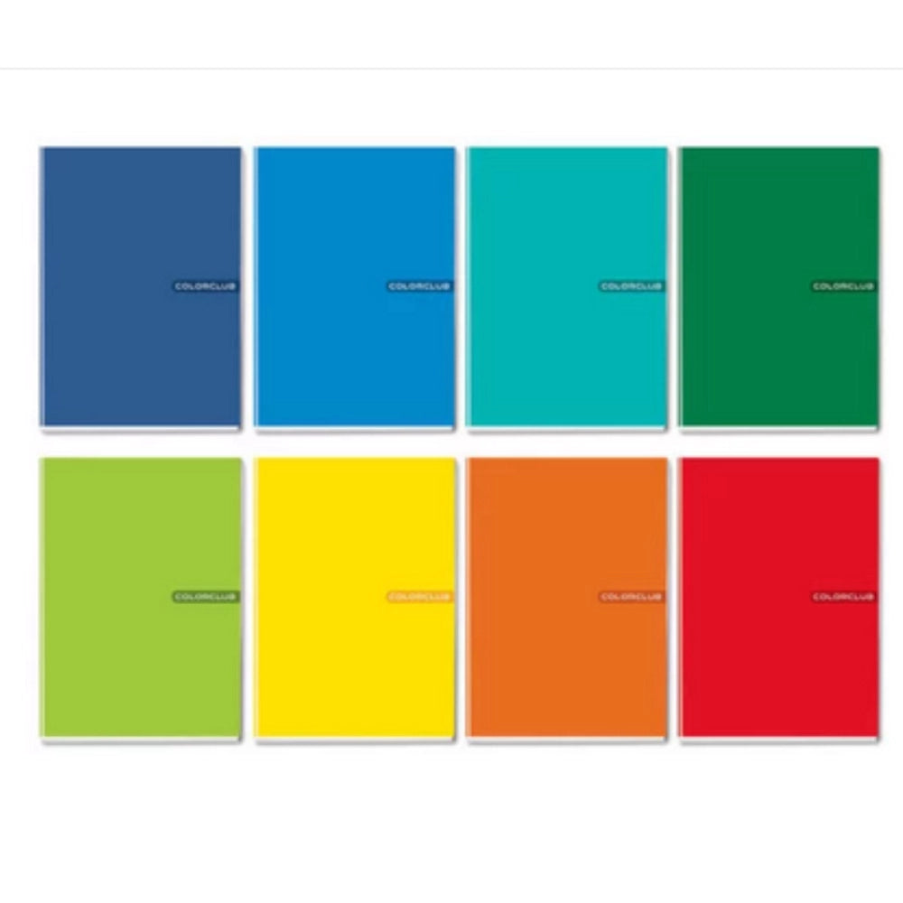 Quaderni Maxi A4 Colorclub Righe con Margine – Confezione da 10