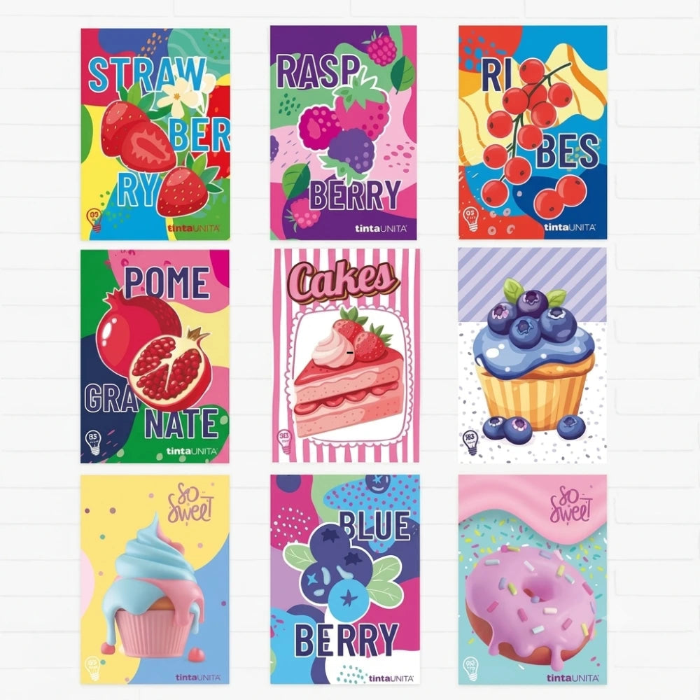 Quaderno profumato TintaUNITA copertina So Sweet Donut — glitter in rilievo, 50 pagine 100gr