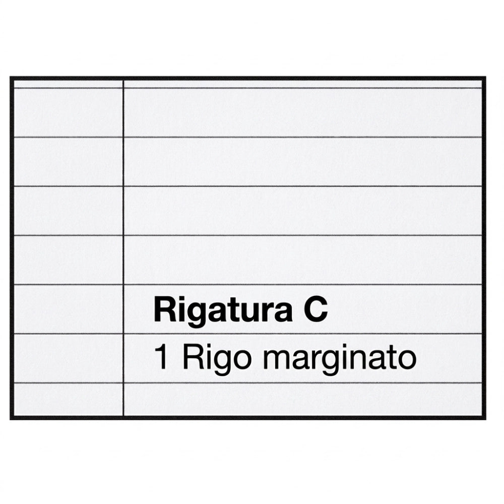 Quaderni Seven Glitter Fantasia 2026 Rigatura C – Righe Con Margine Kit 6 Quarta e Quinta Elementare
