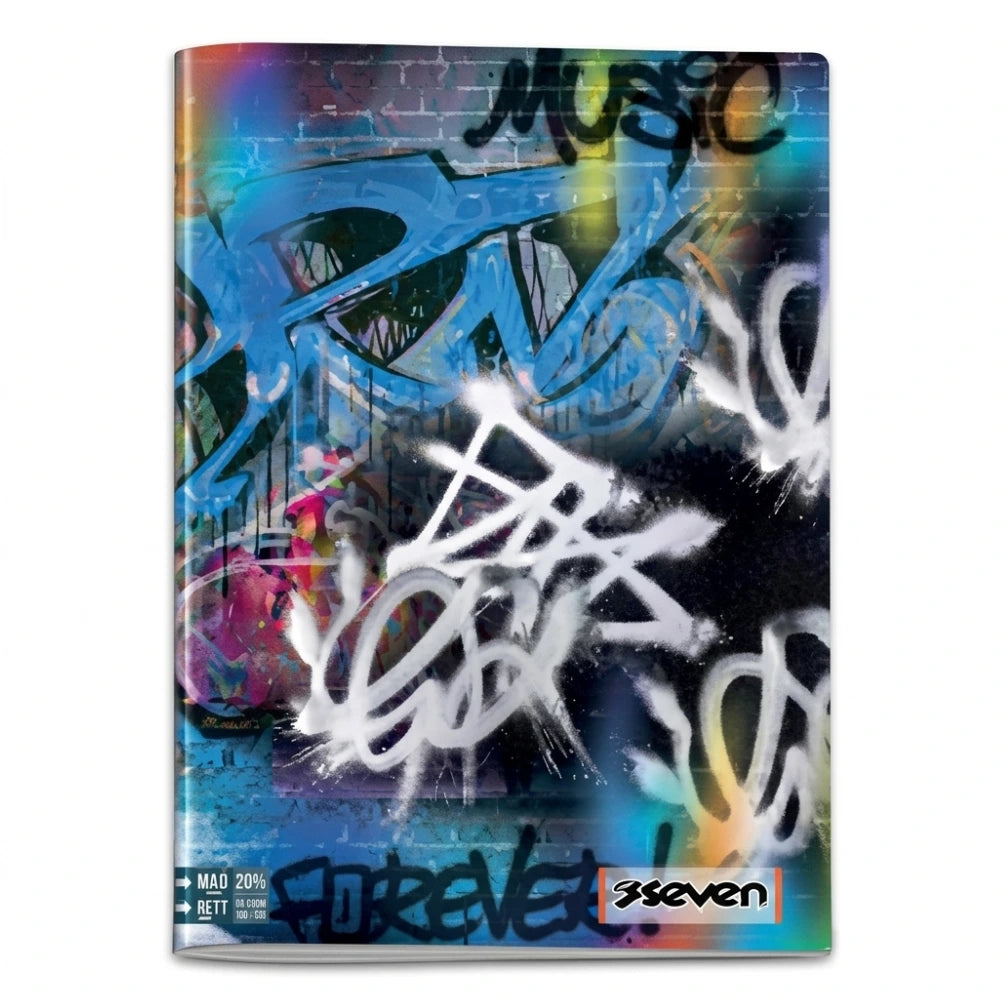 Quaderno Maxi Seven A4 - Rigatura C 100g | Fantasia 2026/2027 | 4ª e 5ª Elementare