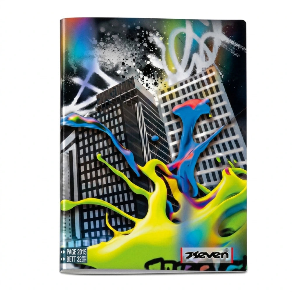 Quaderno Maxi Seven A4 - Rigatura C 100g | Fantasia 2026/2027 | 4ª e 5ª Elementare