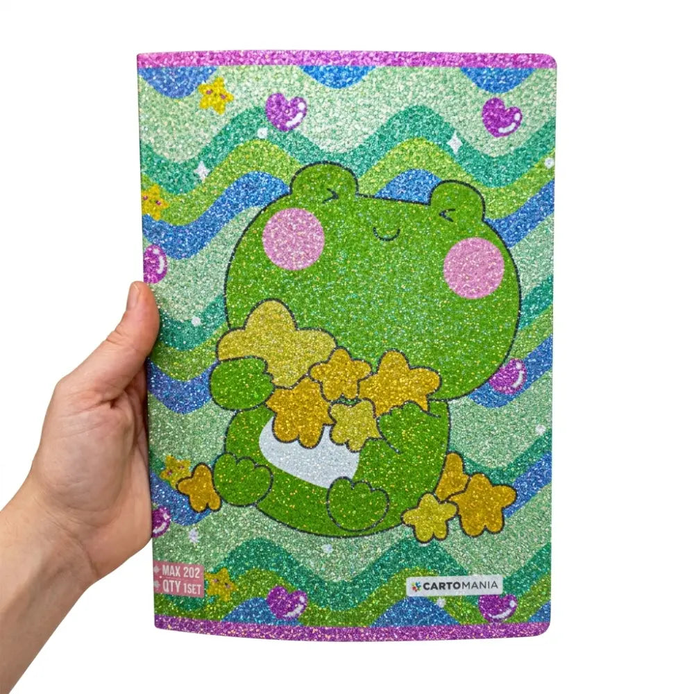 Quaderni Seven Glitter Fantasia 2026 a Quadretti 5mm Senza Margine – Kit 6 Medie e Superiori