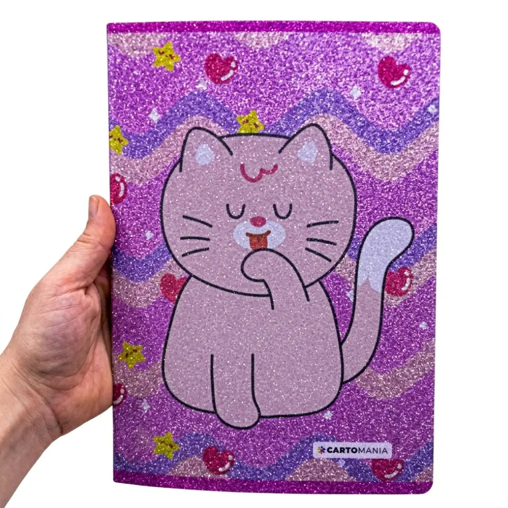 Quaderni Seven Glitter Fantasia 2026 a Quadretti 10mm – Kit 6 Prima e Seconda Elementare
