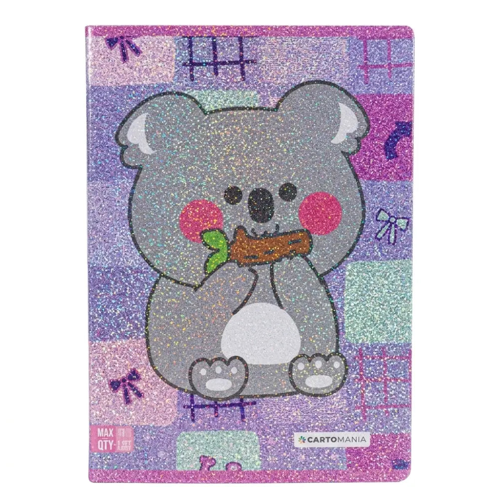Quaderni Seven Glitter Fantasia 2026 Rigatura C – Righe Con Margine Kit 6 Quarta e Quinta Elementare