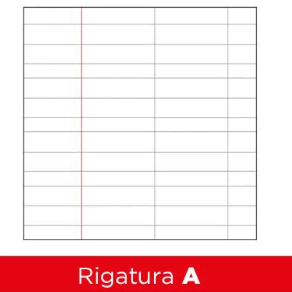 Quaderni Seven Glitter Fantasia 2026 a Quadretti 5mm Con Margine – Kit 6 Elementare e Medie