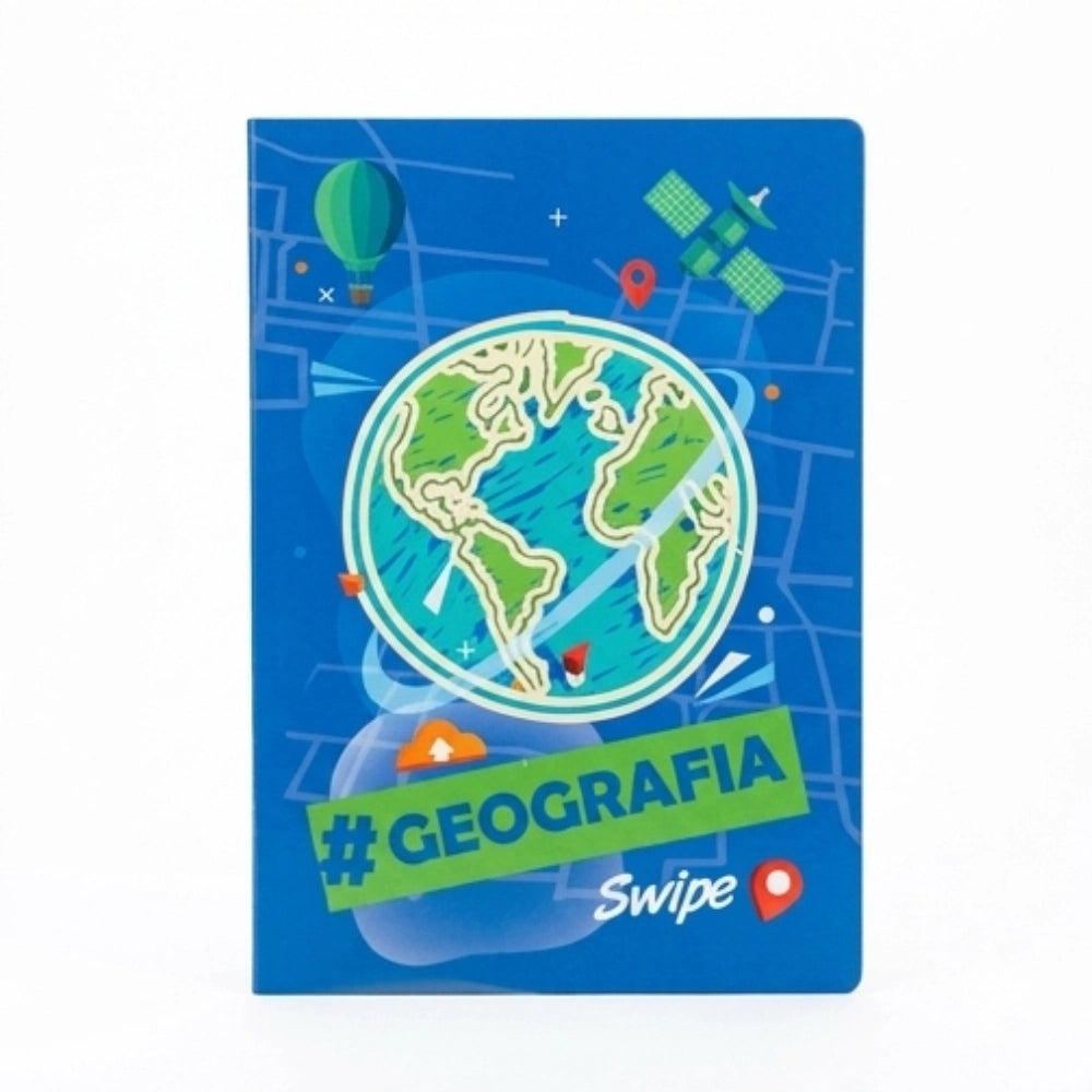 Quaderno Swipe #Geografia Rigatura 5mm