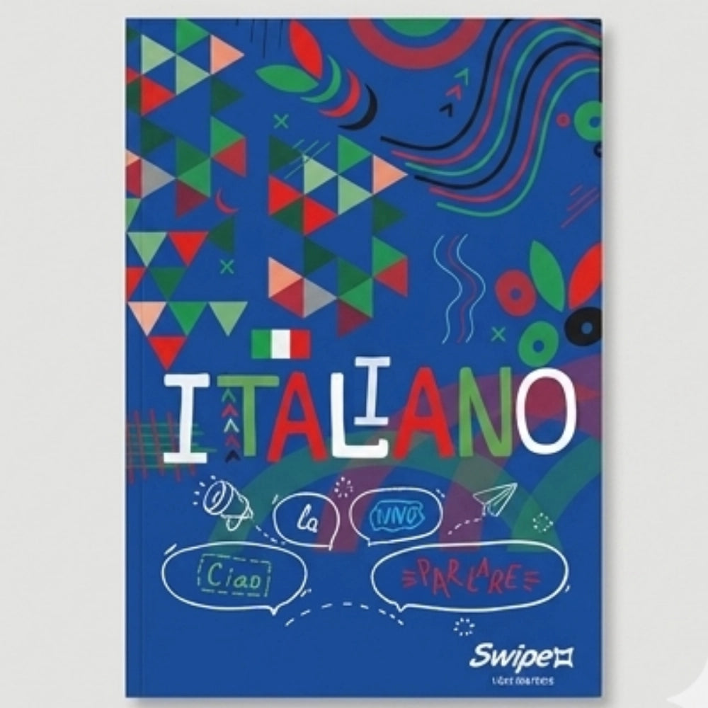 Set 3 Quaderni Swipe Italiano Righe con Margine