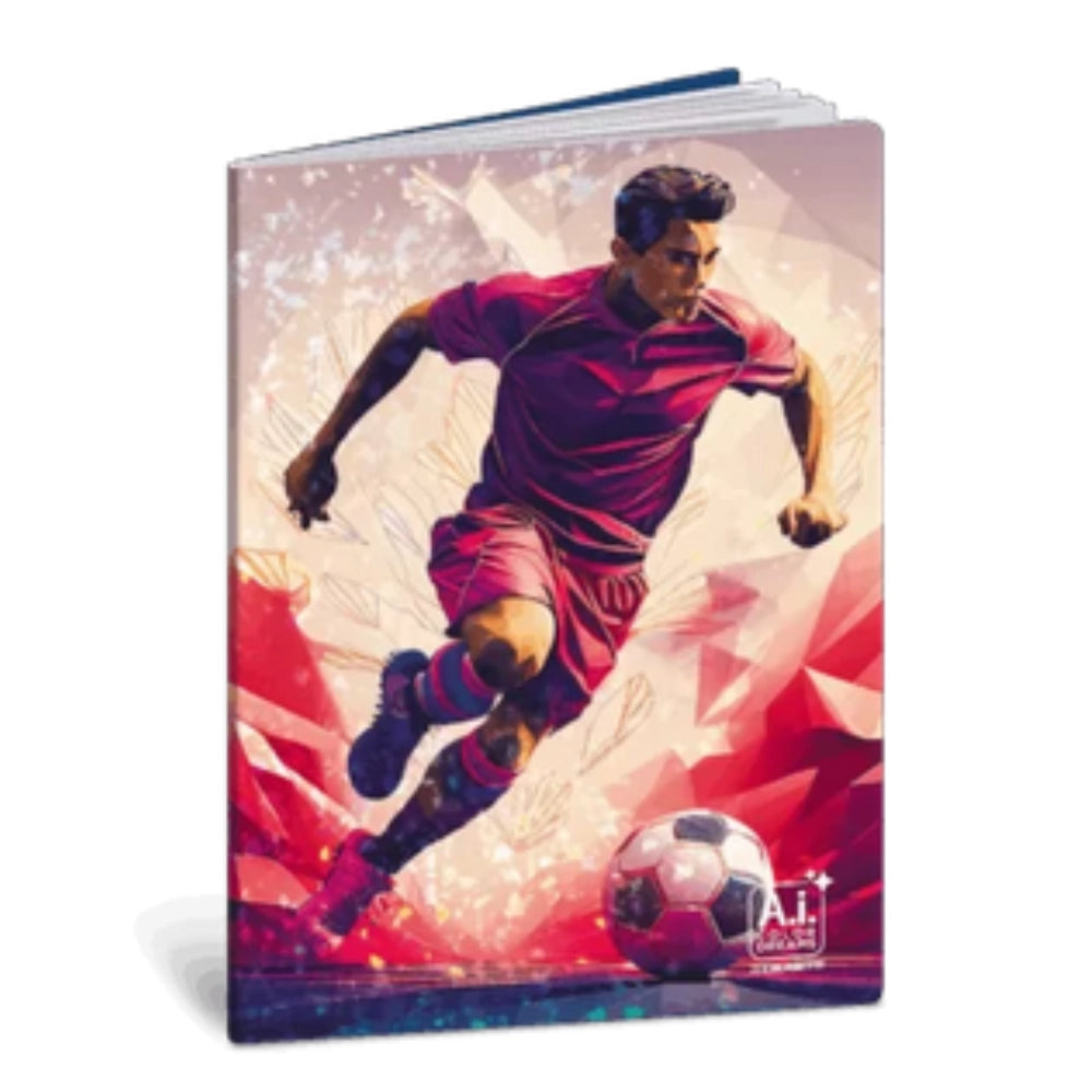 Maxi Quaderno A4 A.I. Color Dreams Rigatura A – Blasetti — 10 Grafiche AI, Copertina Olografica